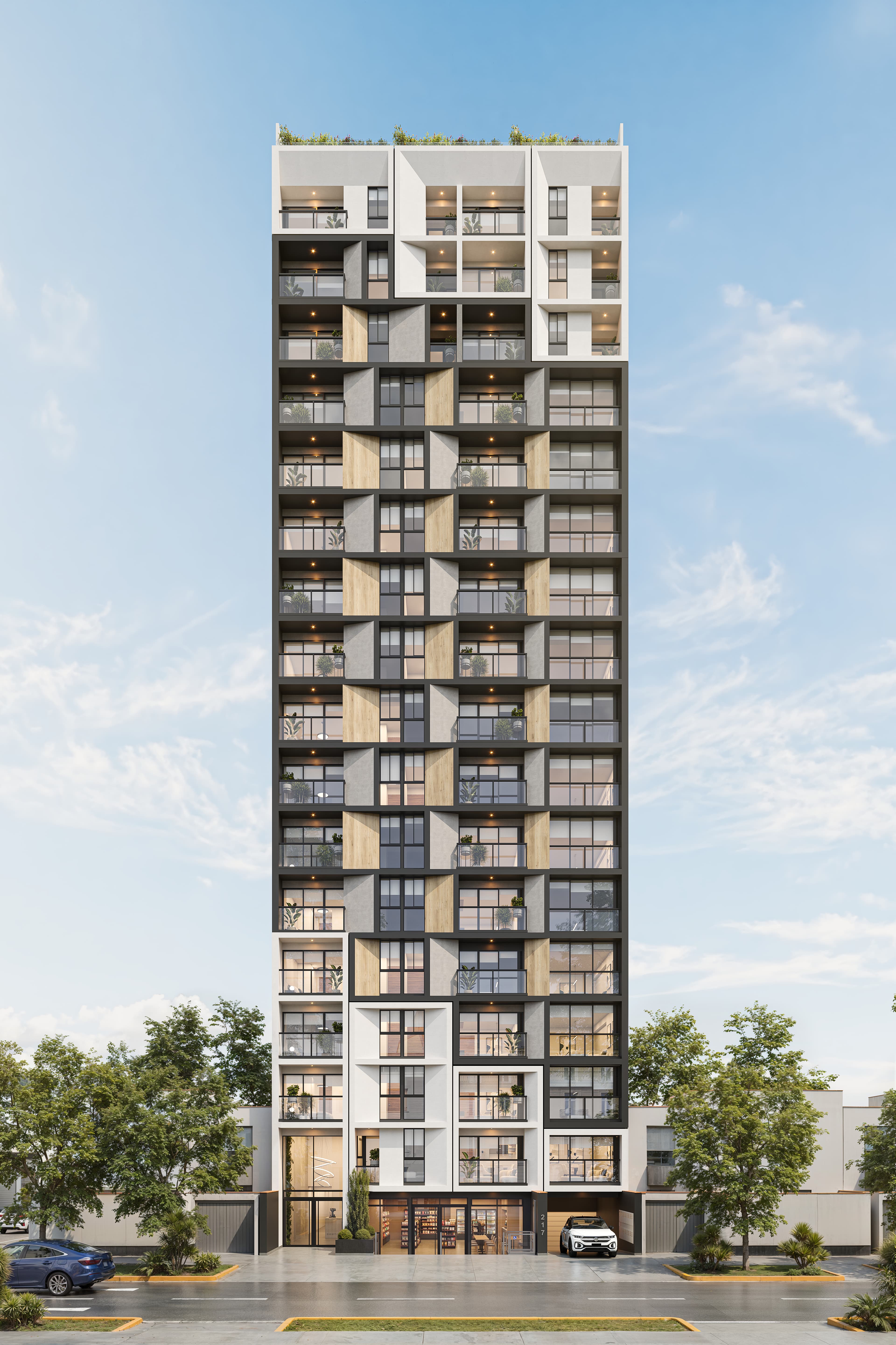 Fachada del proyecto Talara 217