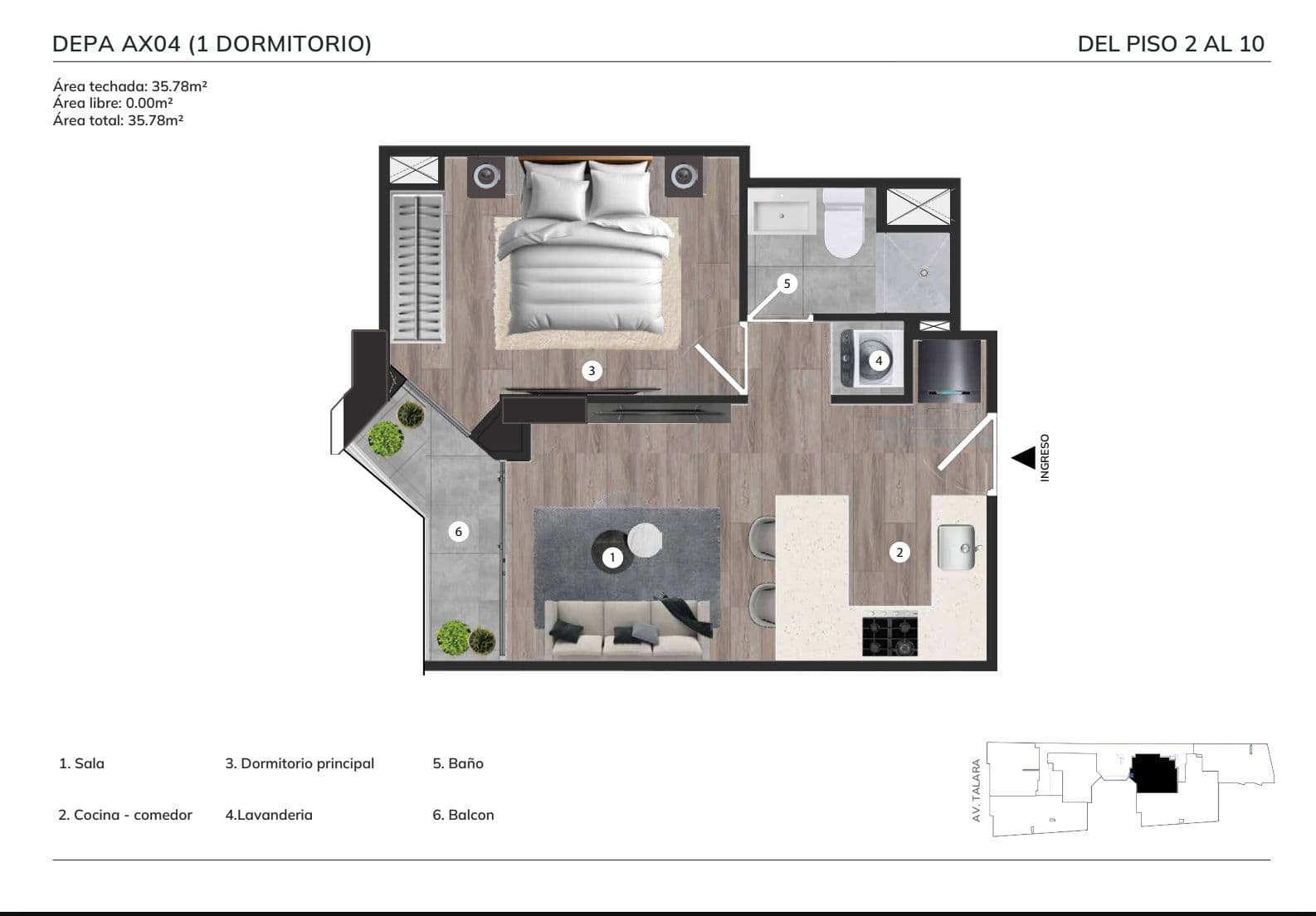 Plano Dpto Tipo 4